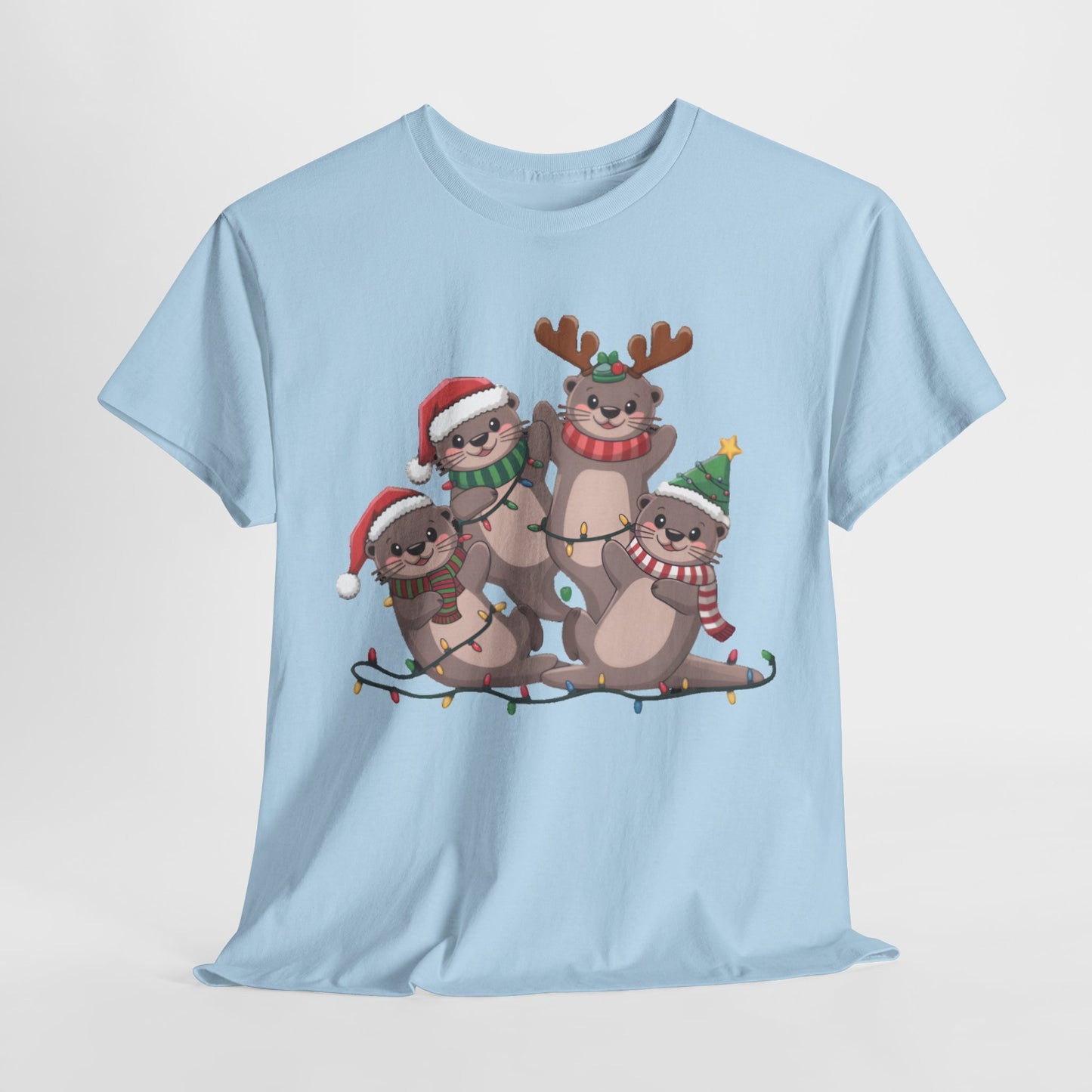 Festive Christmas Animal Friends Unisex Tee - Perfect Holiday Gift 🎅