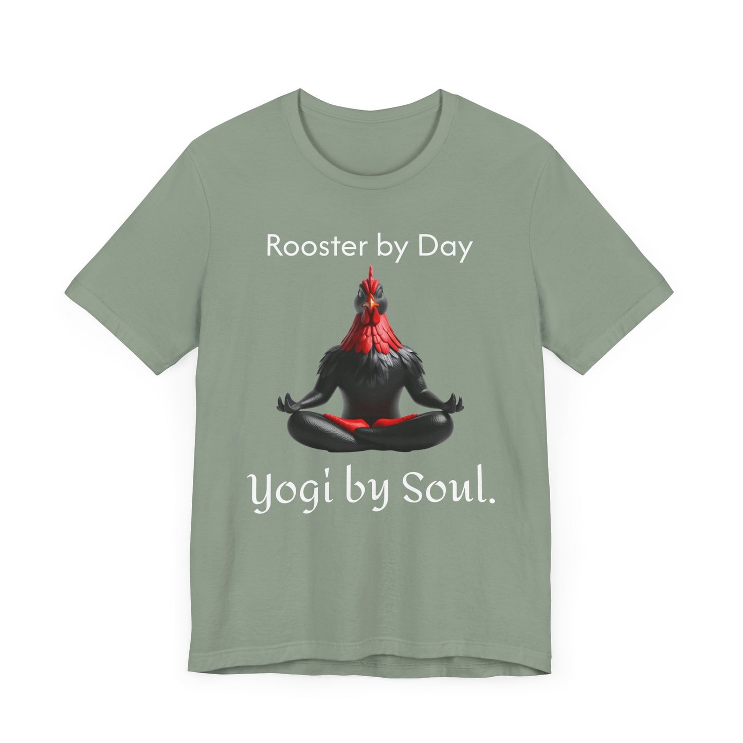 Yoga by Soul Unisex Jersey Short Sleeve Tee - Hen Meditation Design