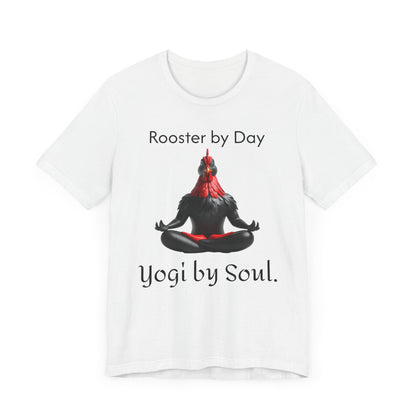 Yoga by Soul Unisex Jersey Short Sleeve Tee - Hen Meditation Design