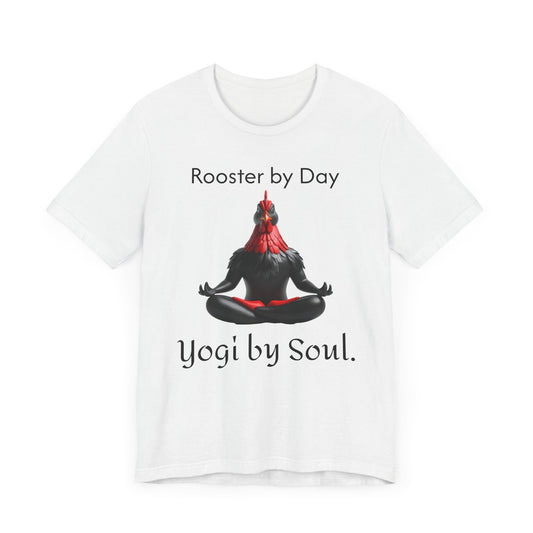 Yoga by Soul Unisex Jersey Short Sleeve Tee - Hen Meditation Design