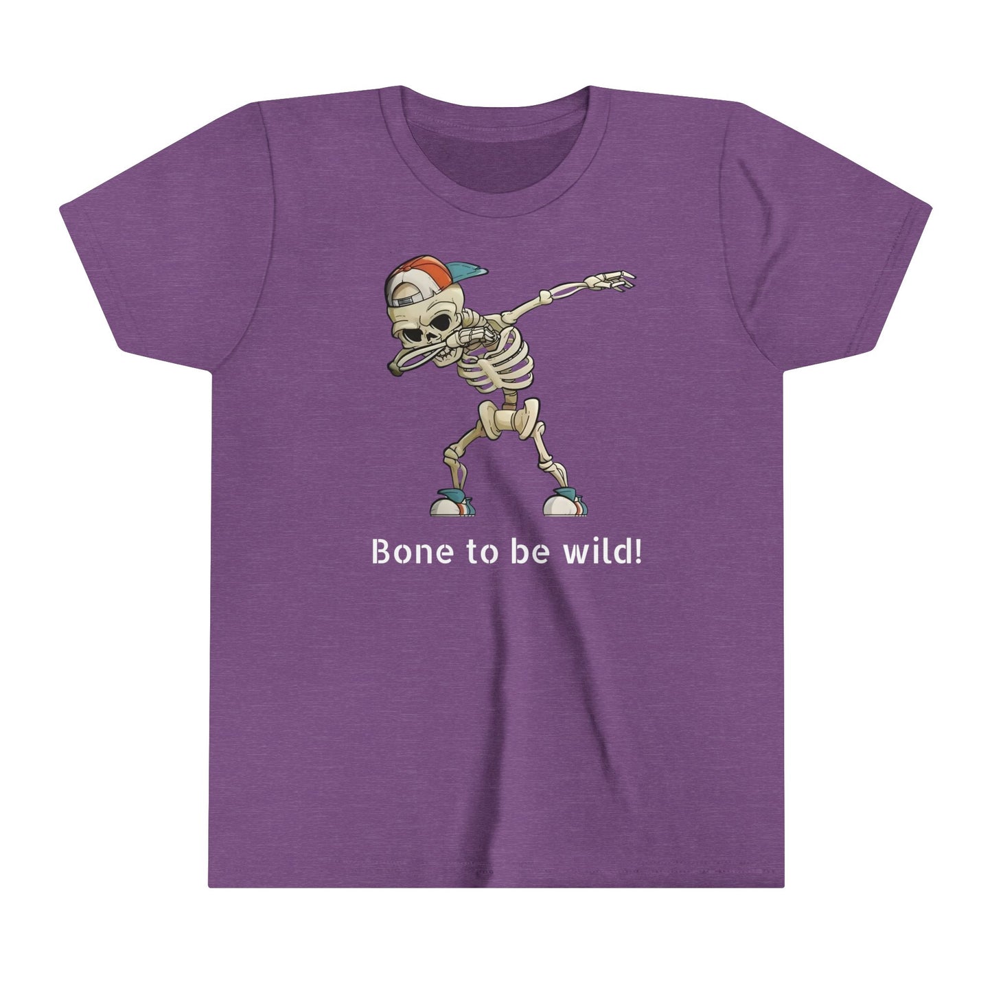 Cool Skeleton Dabbing Youth Short Sleeve Tee - Fun and Trendy Kid's Shirt for Casual Wear