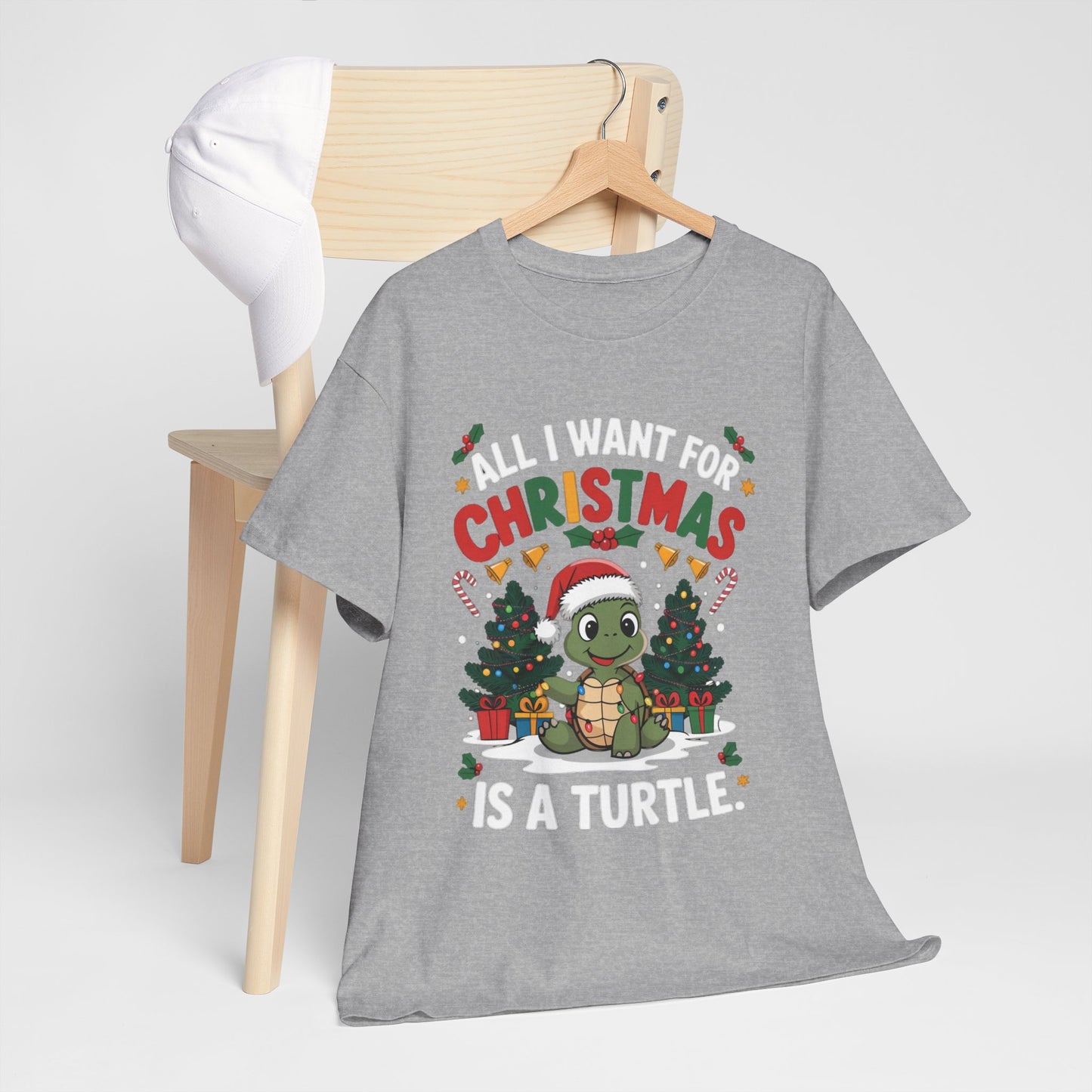 All I Want for Christmas Is a Turtle Unisex Heavy Cotton Tee 🎄🎅