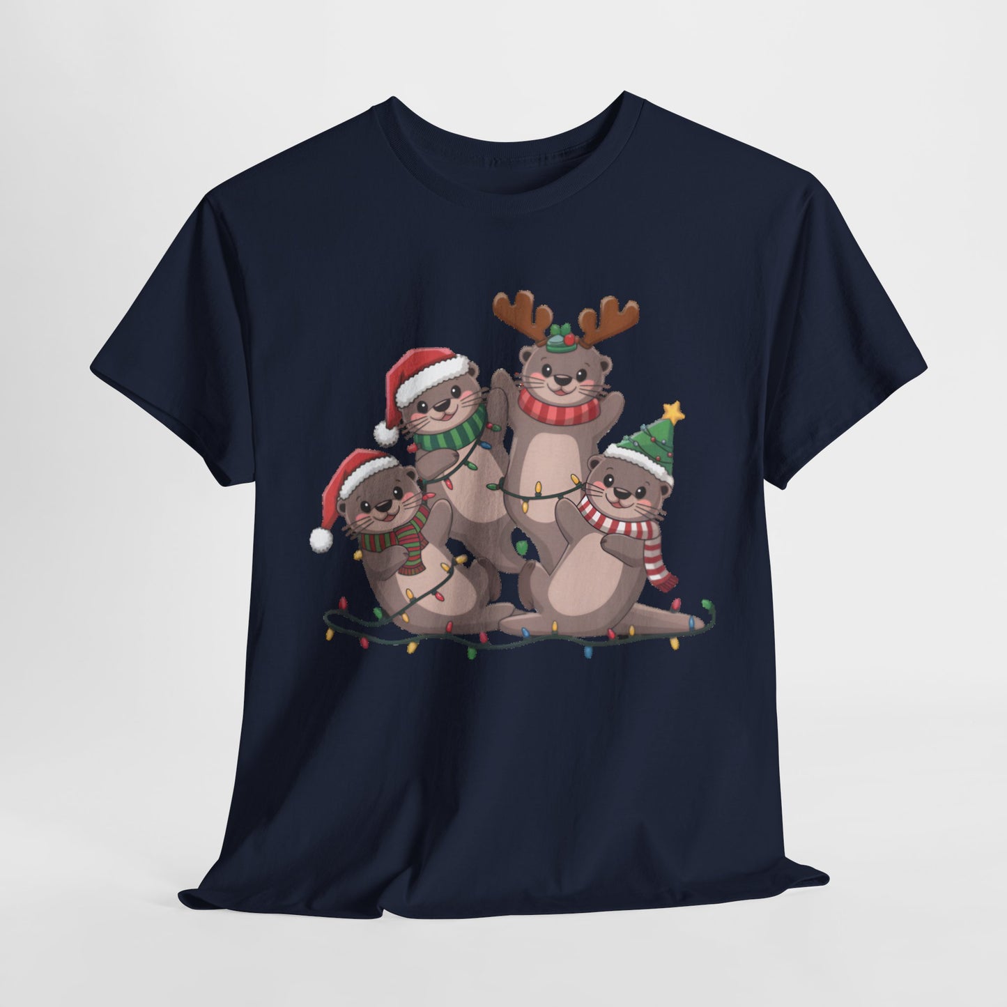 Festive Christmas Animal Friends Unisex Tee - Perfect Holiday Gift 🎅