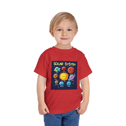 Solar System Toddler Tee - Cute Kids Space T-Shirt for Astronomy Lovers