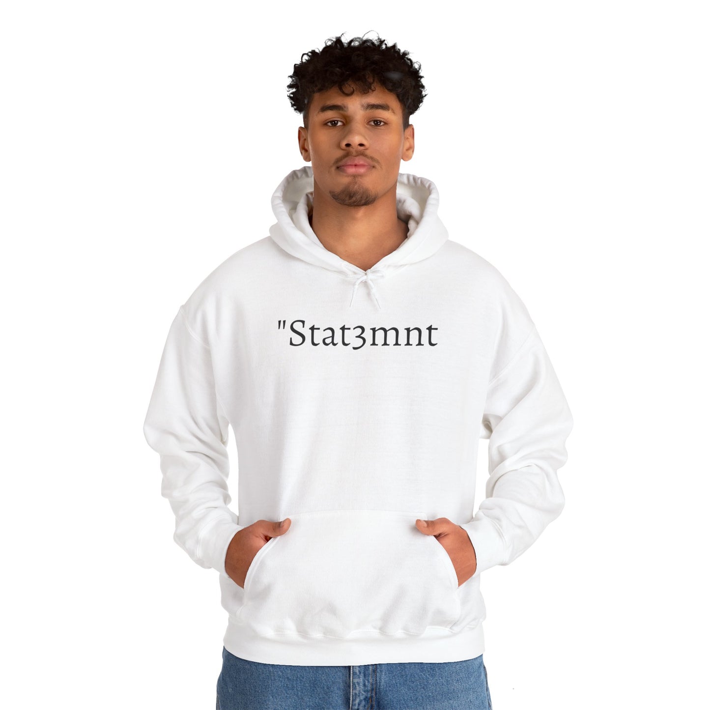 "Stat3mnt" Hooded Sweatshirt 💬