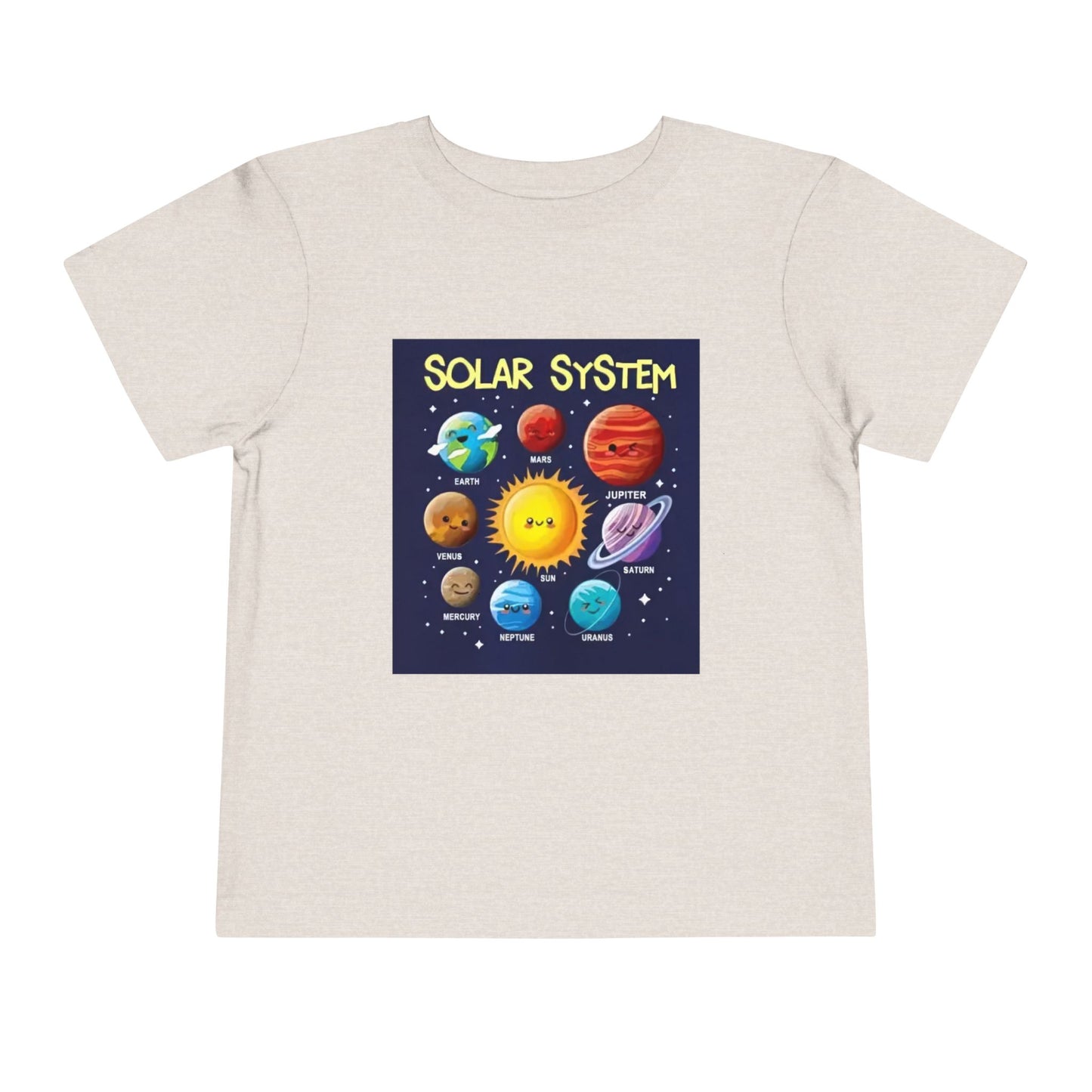 Solar System Toddler Tee - Cute Kids Space T-Shirt for Astronomy Lovers