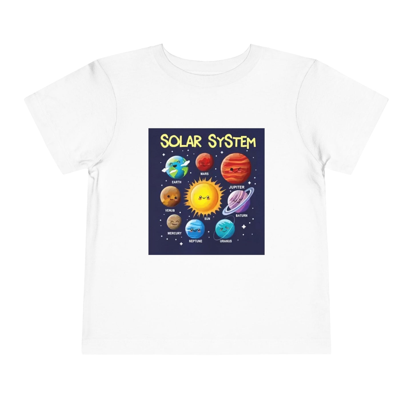 Solar System Toddler Tee - Cute Kids Space T-Shirt for Astronomy Lovers