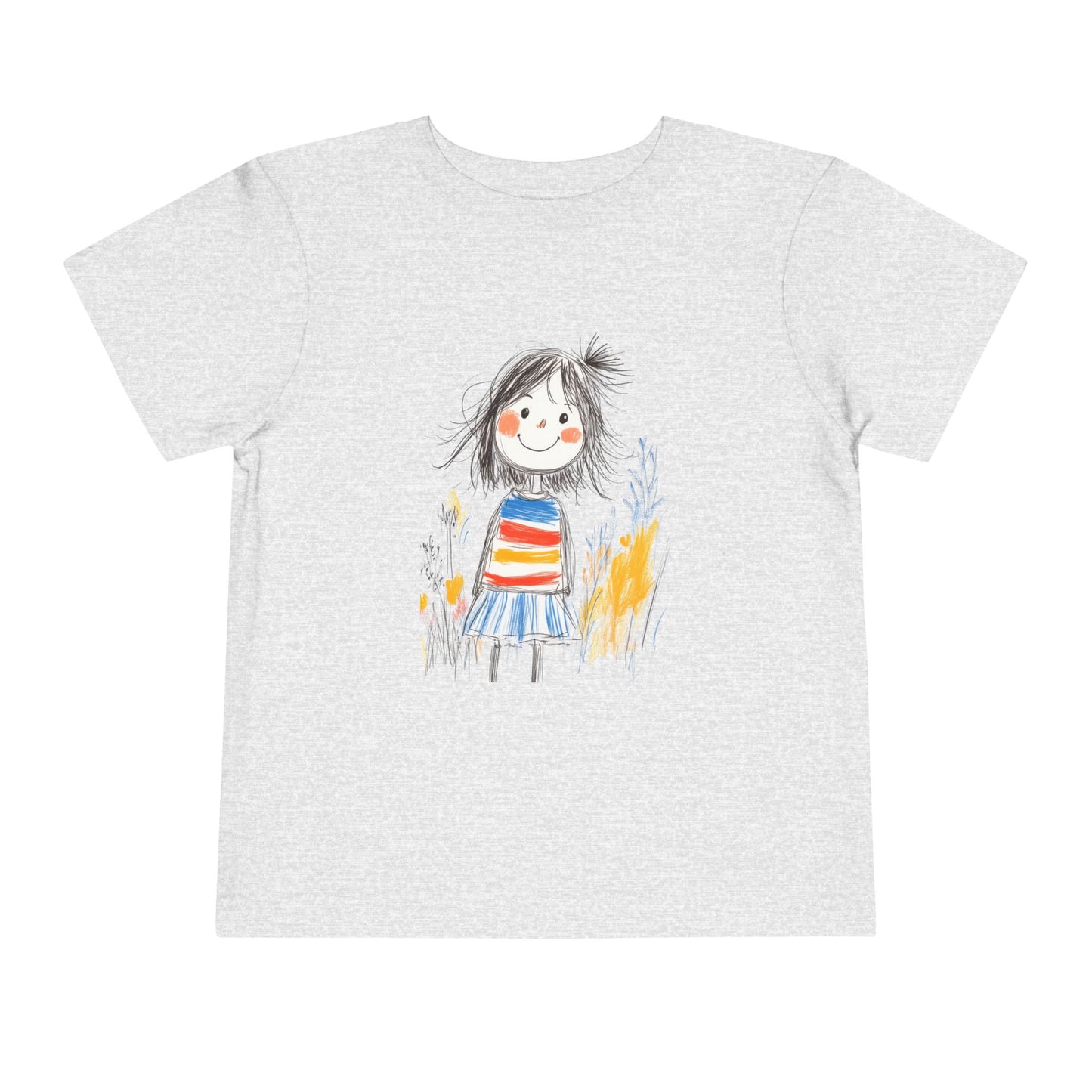 Whimsical Toddler Tee with Colorful Character Design