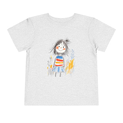 Whimsical Toddler Tee with Colorful Character Design