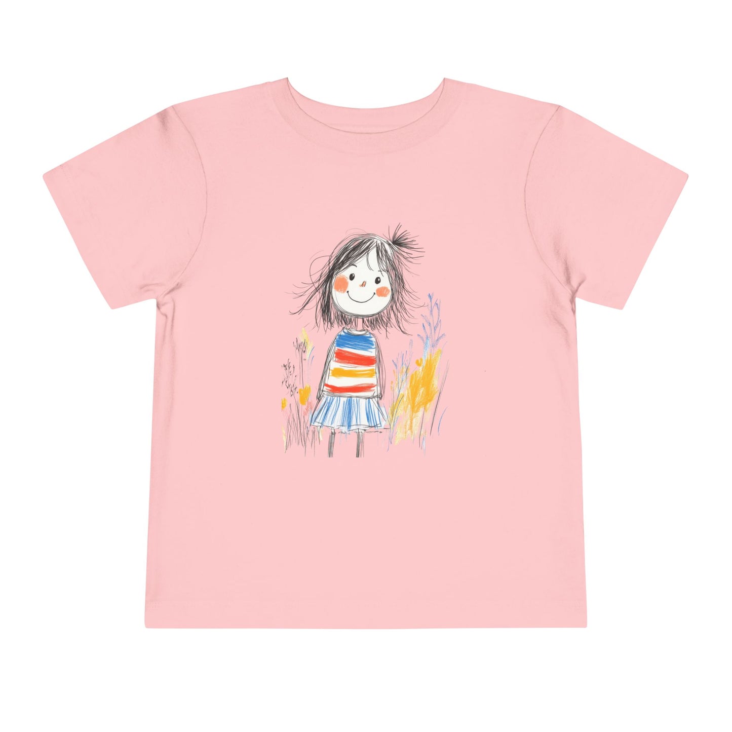 Whimsical Toddler Tee with Colorful Character Design