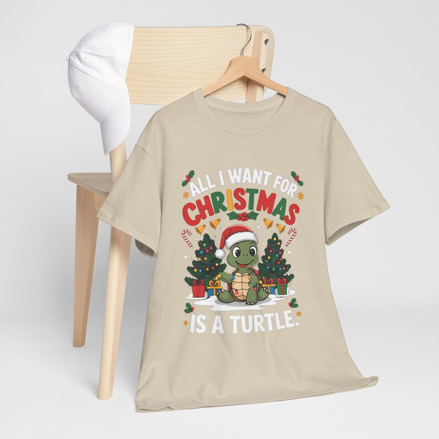 All I Want for Christmas Is a Turtle Unisex Heavy Cotton Tee 🎄🎅