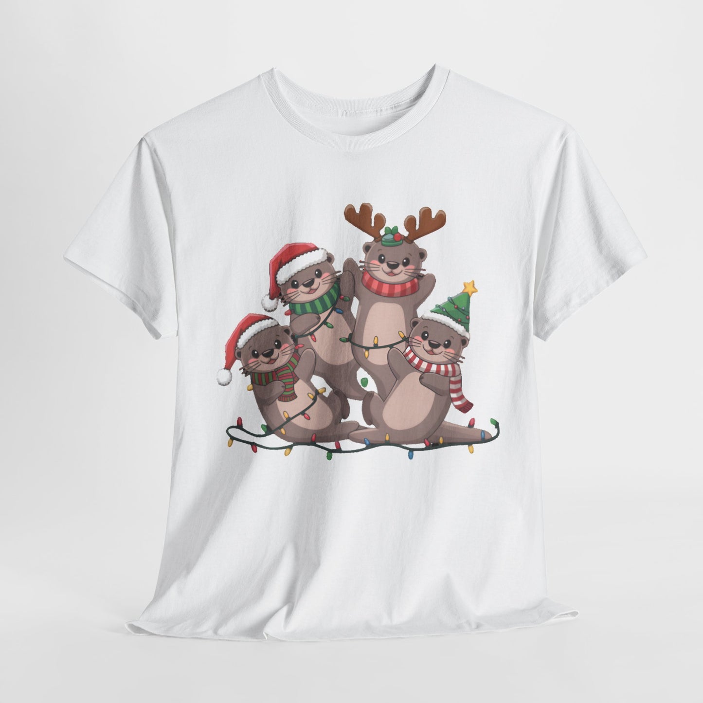 Festive Christmas Animal Friends Unisex Tee - Perfect Holiday Gift 🎅