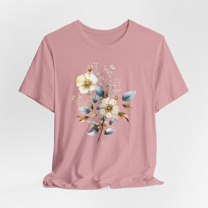 Floral Unisex Jersey T-Shirt - Soft and Stylish for Every Occasion