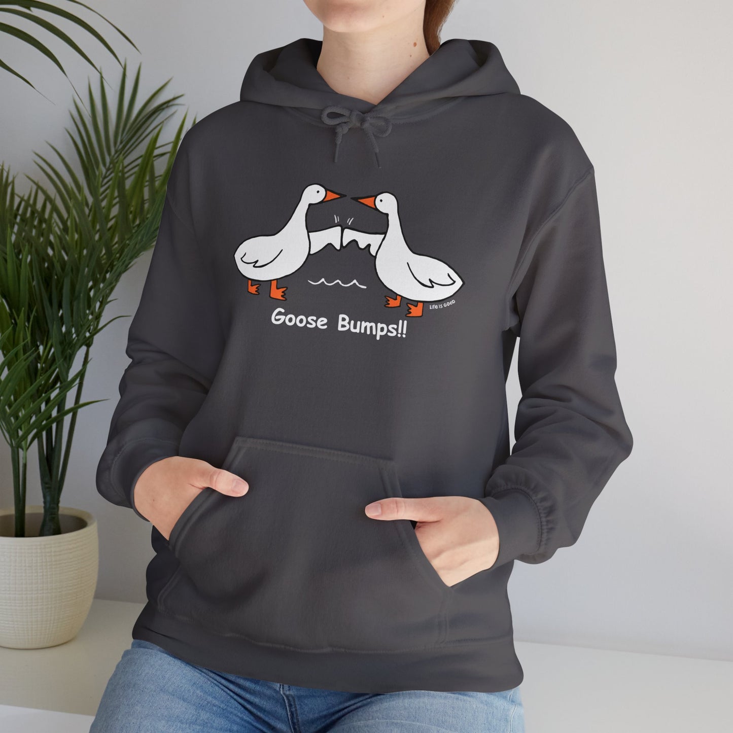 Goose Bumps Unisex Heavy Blend™ Hooded Sweatshirt - Dark Colours