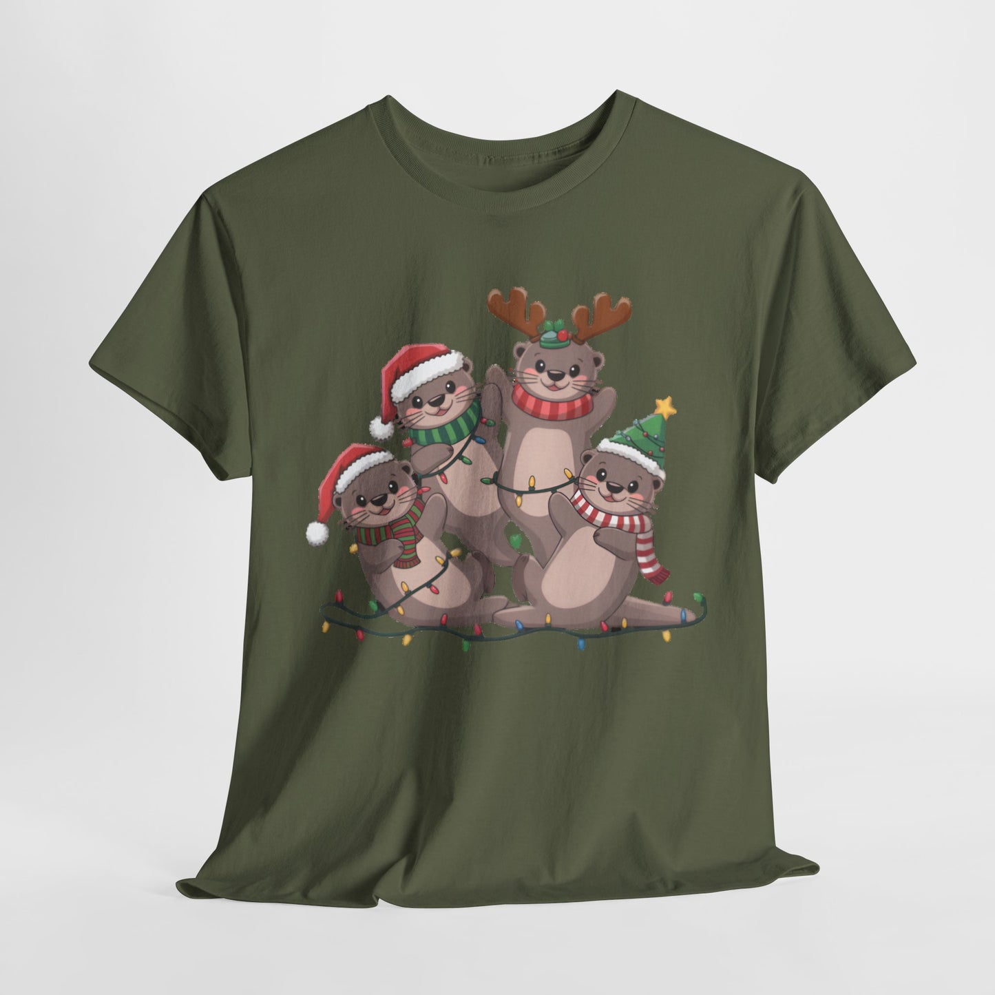 Festive Christmas Animal Friends Unisex Tee - Perfect Holiday Gift 🎅