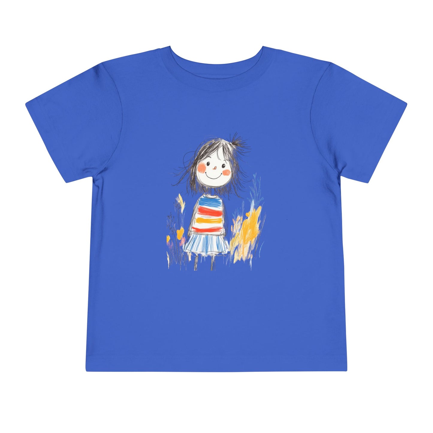 Whimsical Toddler Tee with Colorful Character Design