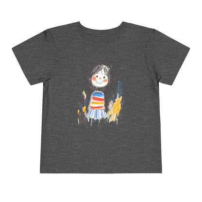 Whimsical Toddler Tee with Colorful Character Design