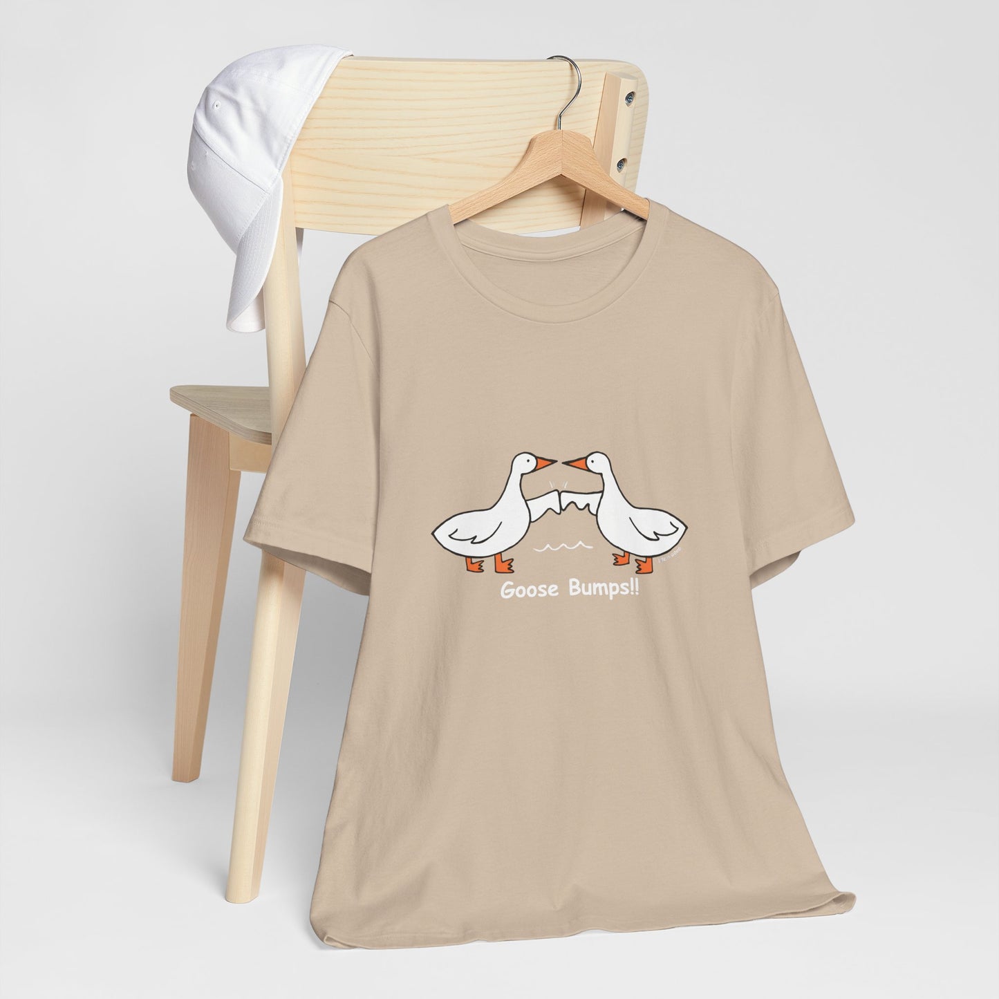 Goose Bumps!! Funny Unisex Jersey Tee - Perfect for Animal Lovers