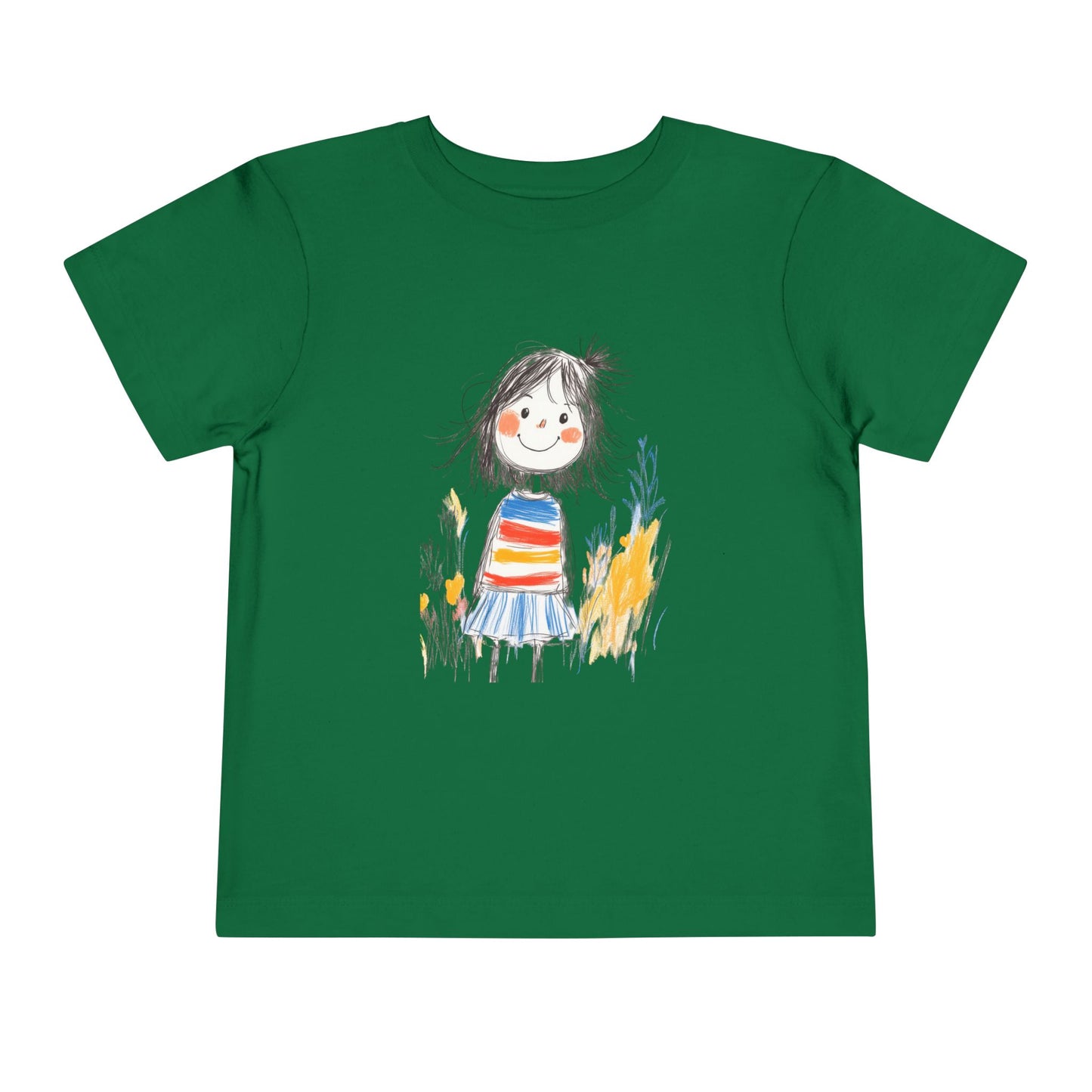 Whimsical Toddler Tee with Colorful Character Design