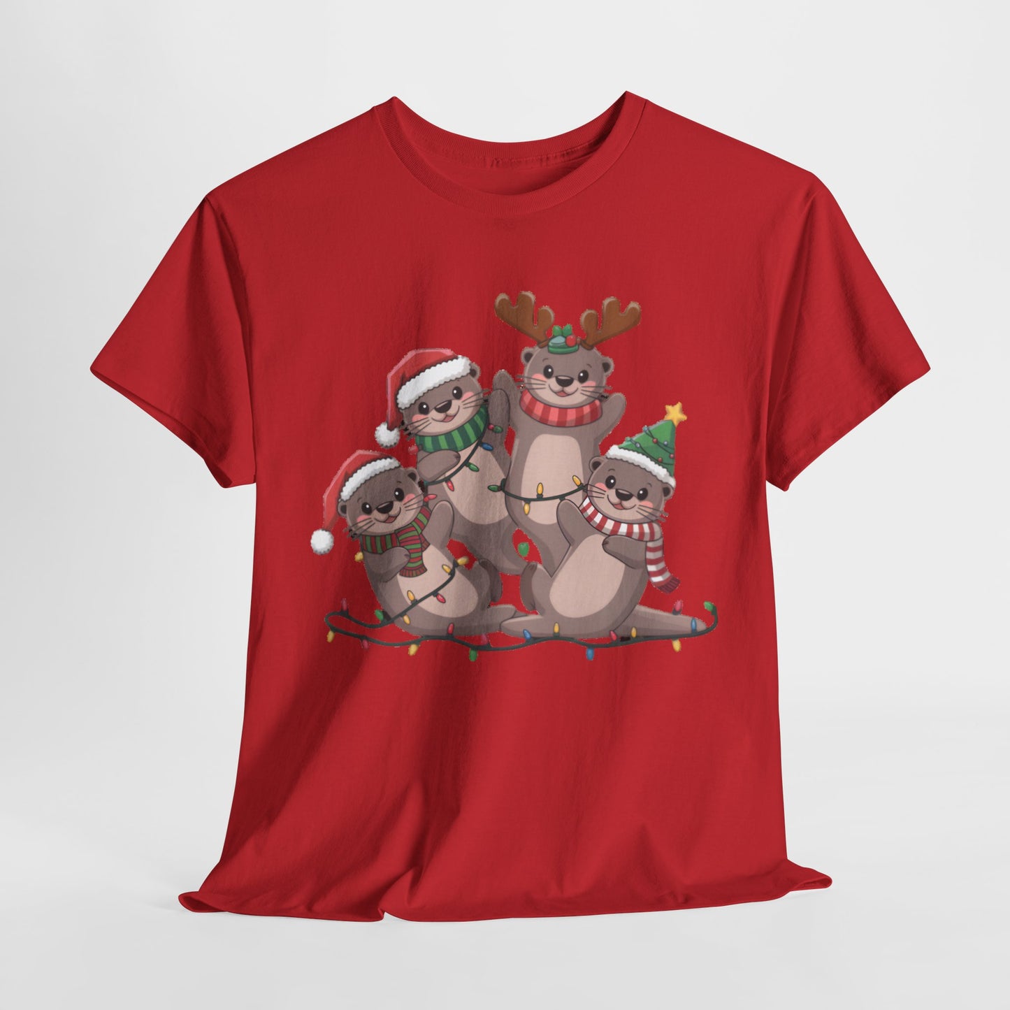 Festive Christmas Animal Friends Unisex Tee - Perfect Holiday Gift 🎅