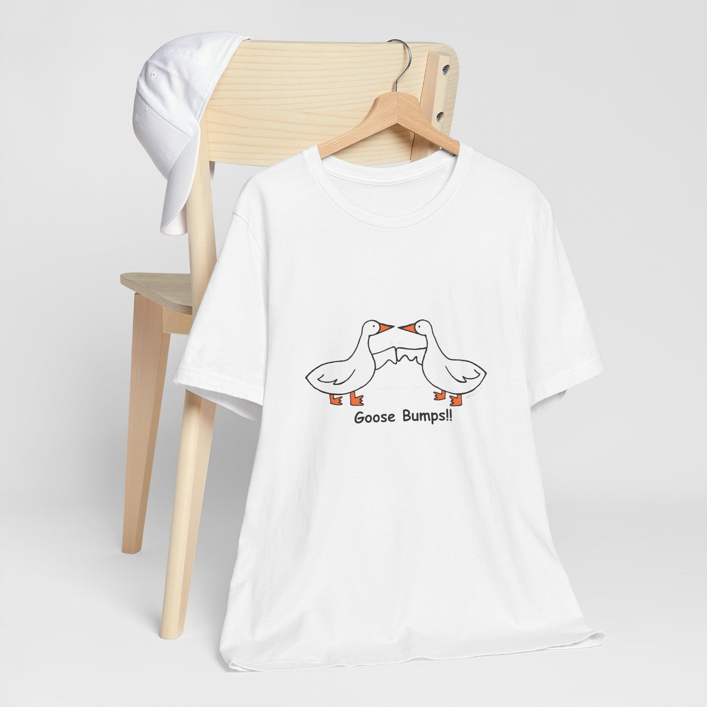 Goose Bumps!! Funny Unisex Jersey Tee - Perfect for Animal Lovers