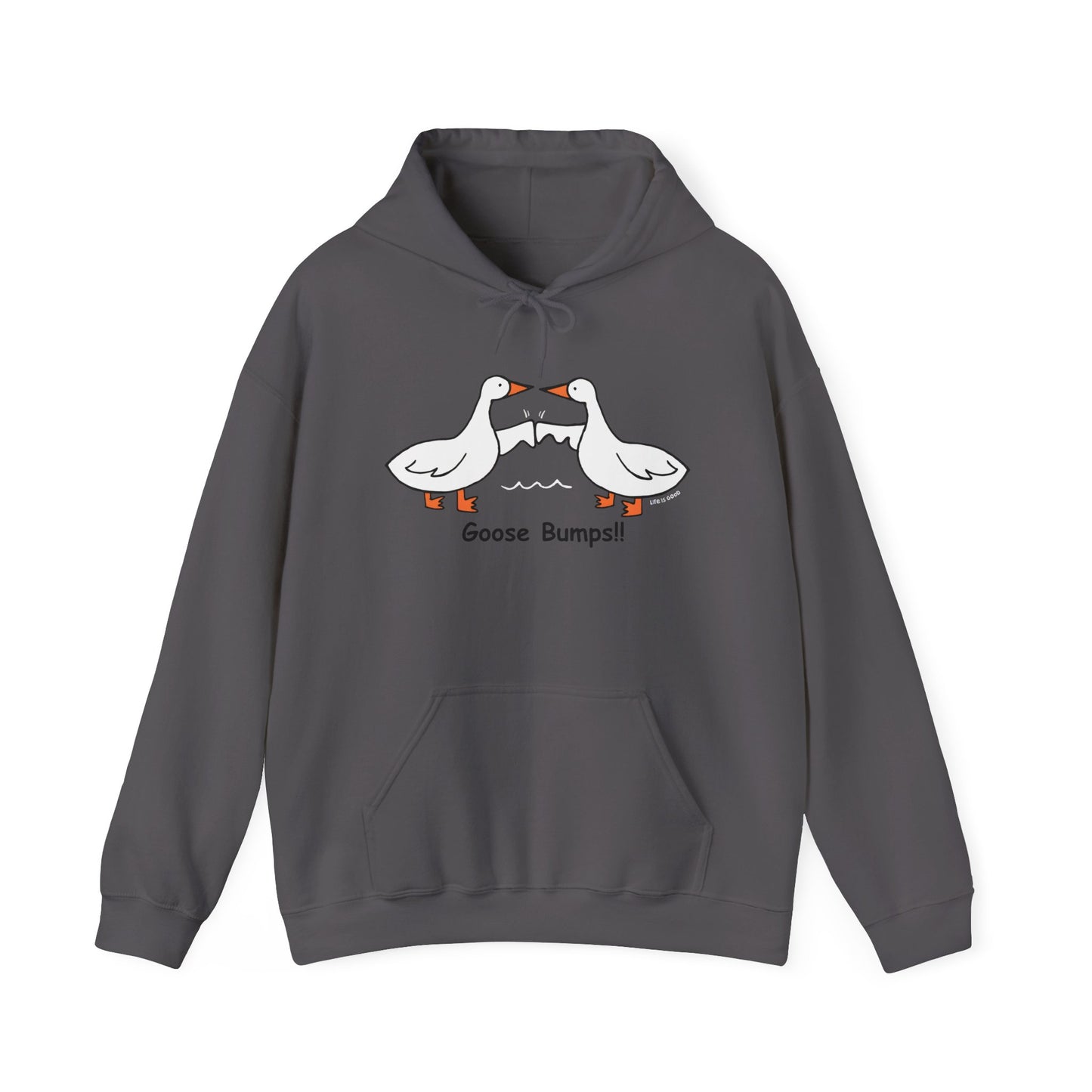 Goose Bumps Unisex Heavy Blend Hoodie - Fun & Cozy Sweatshirt for Bird Lovers