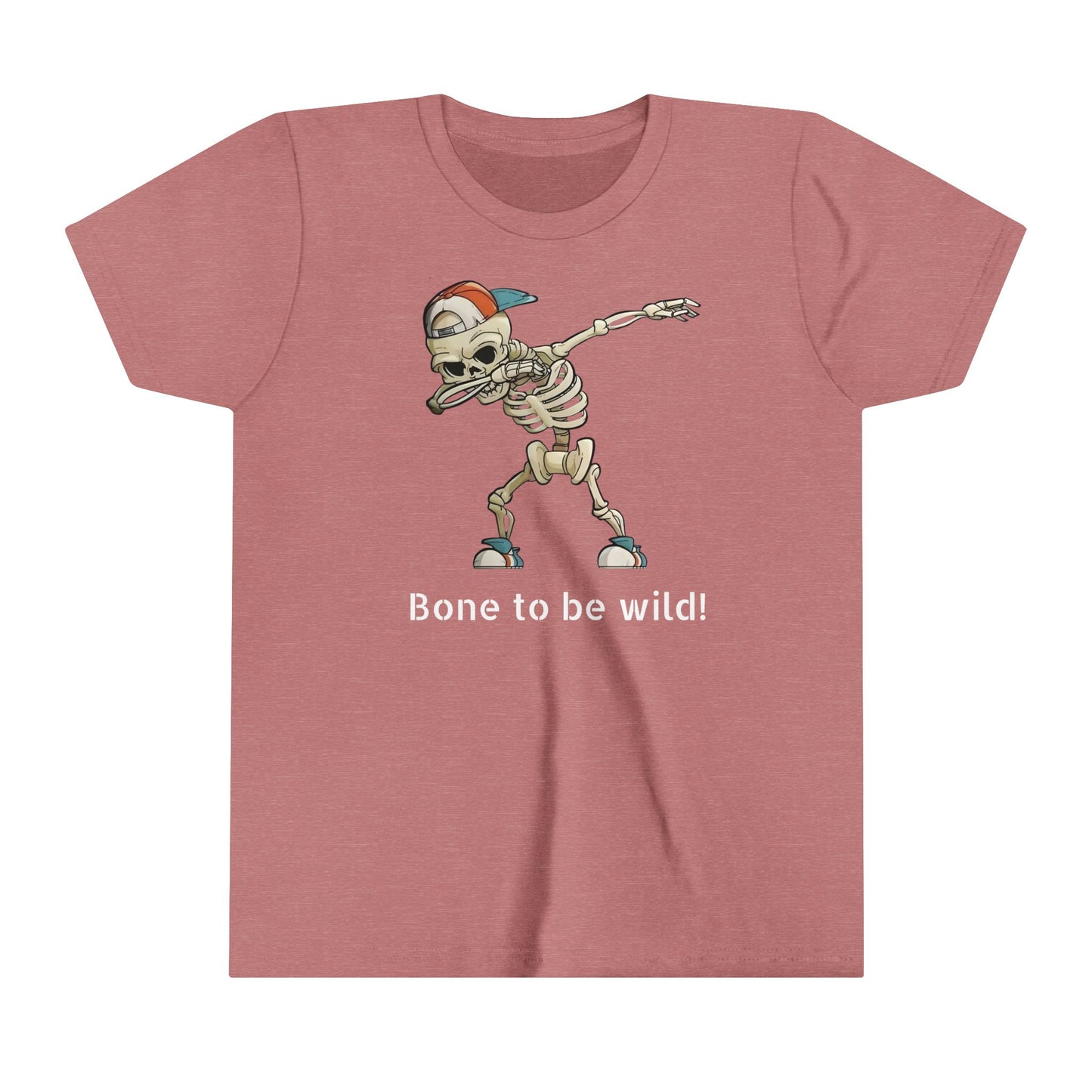 Cool Skeleton Dabbing Youth Short Sleeve Tee - Fun and Trendy Kid's Shirt for Casual Wear