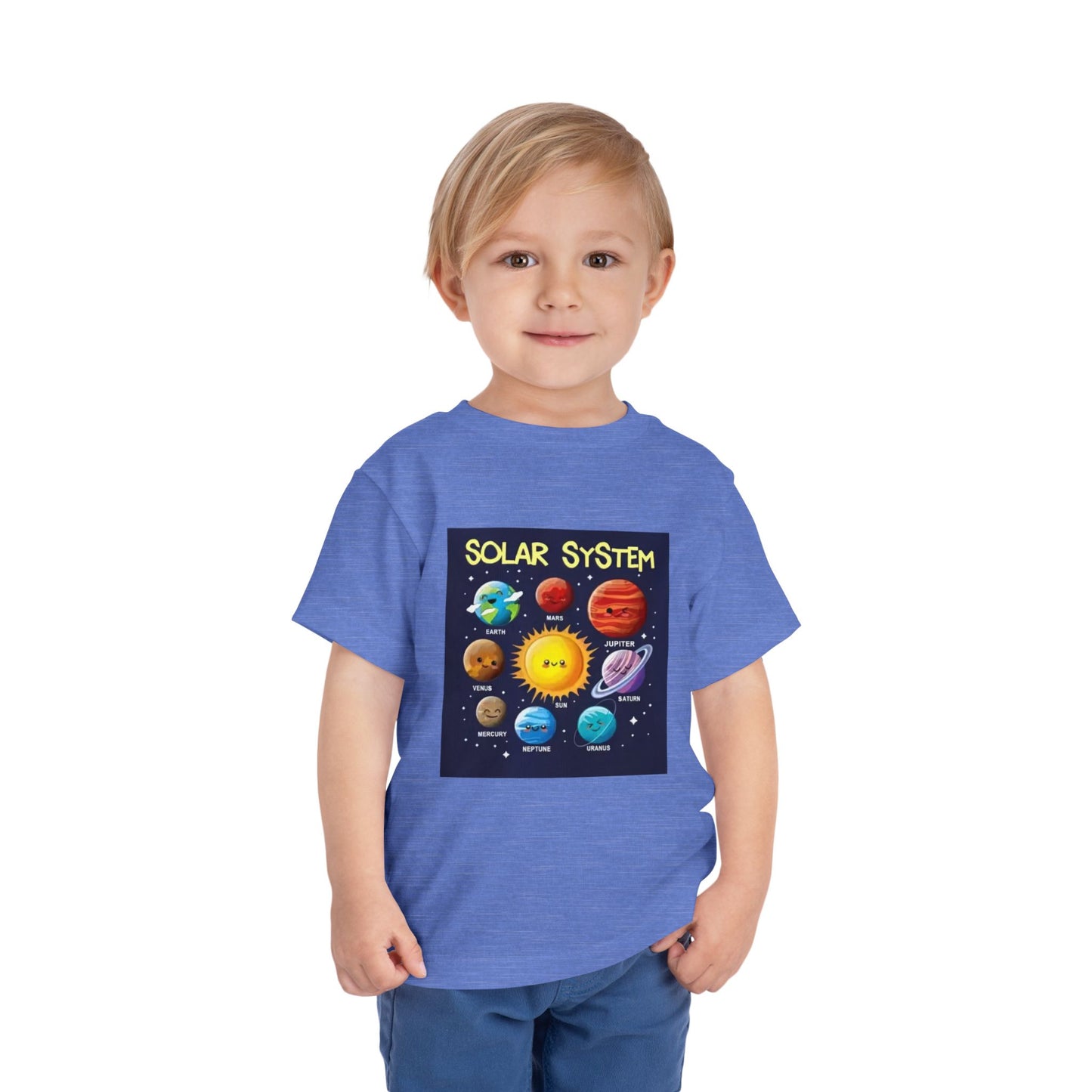 Solar System Toddler Tee - Cute Kids Space T-Shirt for Astronomy Lovers