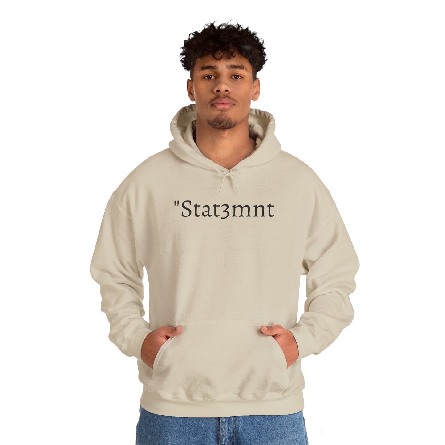 "Stat3mnt" Hooded Sweatshirt 💬