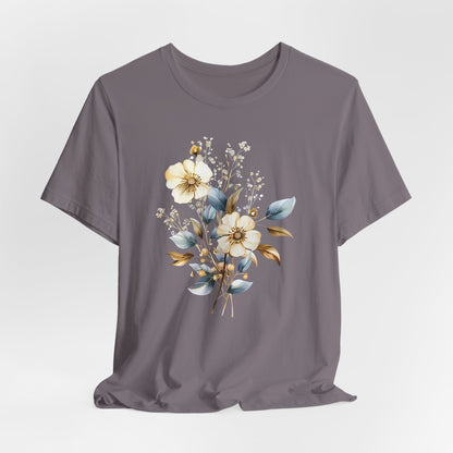 Floral Unisex Jersey T-Shirt - Soft and Stylish for Every Occasion