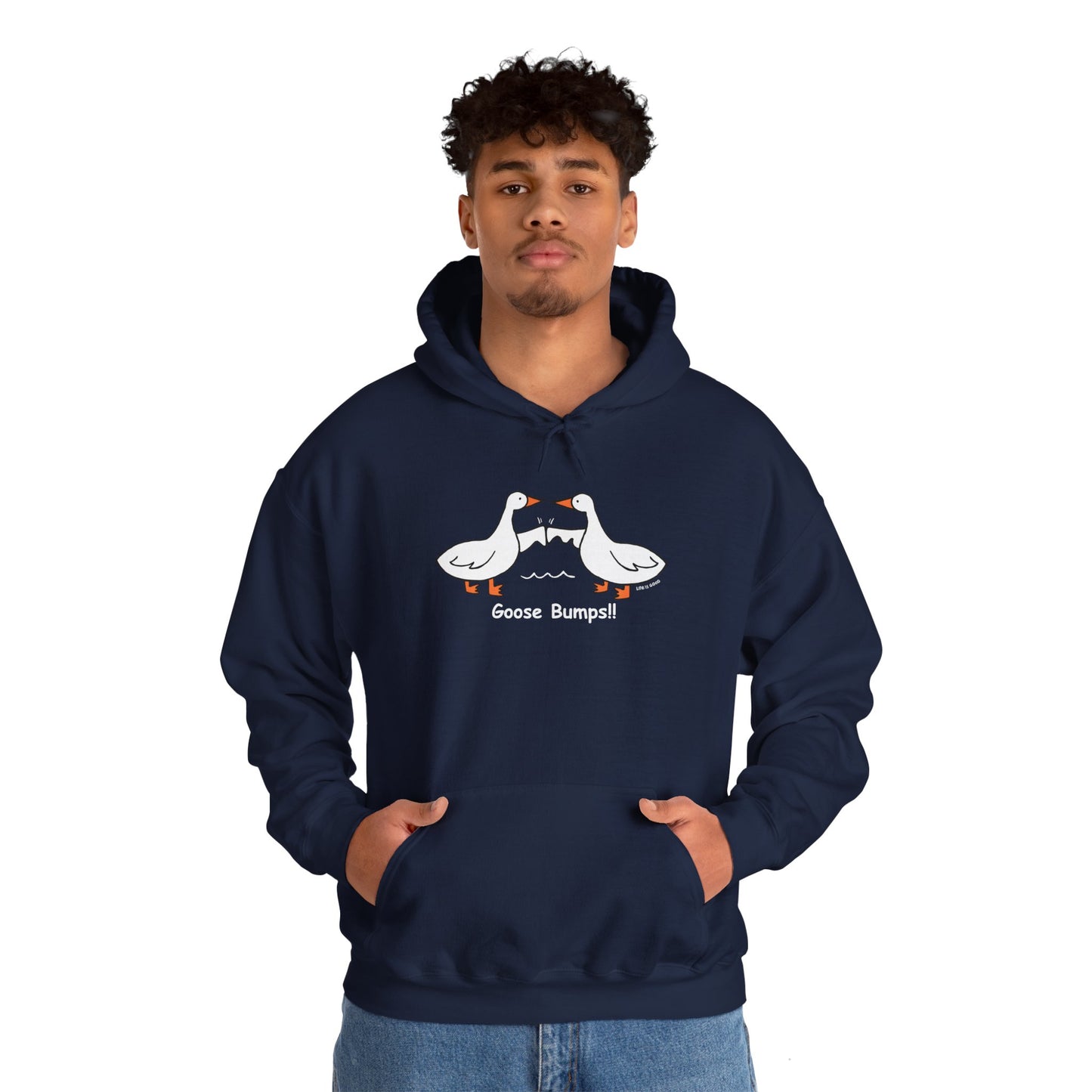 Goose Bumps Unisex Heavy Blend™ Hooded Sweatshirt - Dark Colours