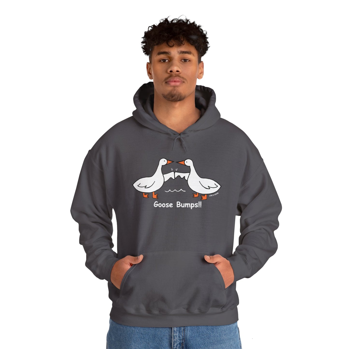 Goose Bumps Unisex Heavy Blend™ Hooded Sweatshirt - Dark Colours