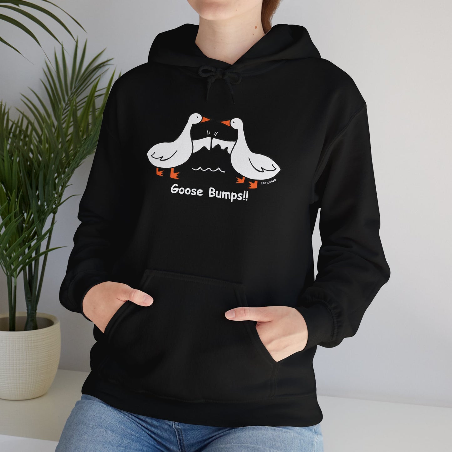 Goose Bumps Unisex Heavy Blend™ Hooded Sweatshirt - Dark Colours