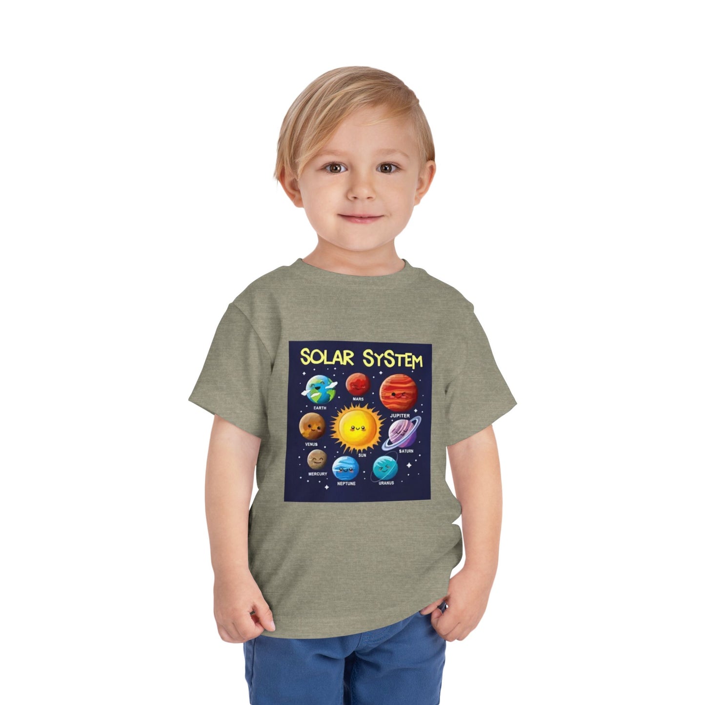 Solar System Toddler Tee - Cute Kids Space T-Shirt for Astronomy Lovers