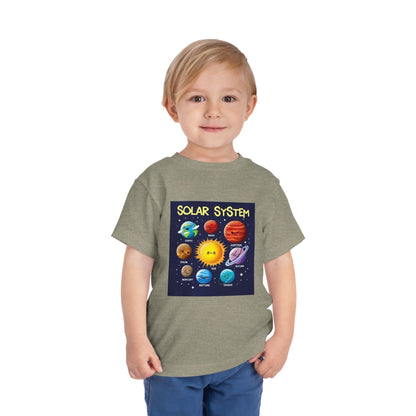 Solar System Toddler Tee - Cute Kids Space T-Shirt for Astronomy Lovers