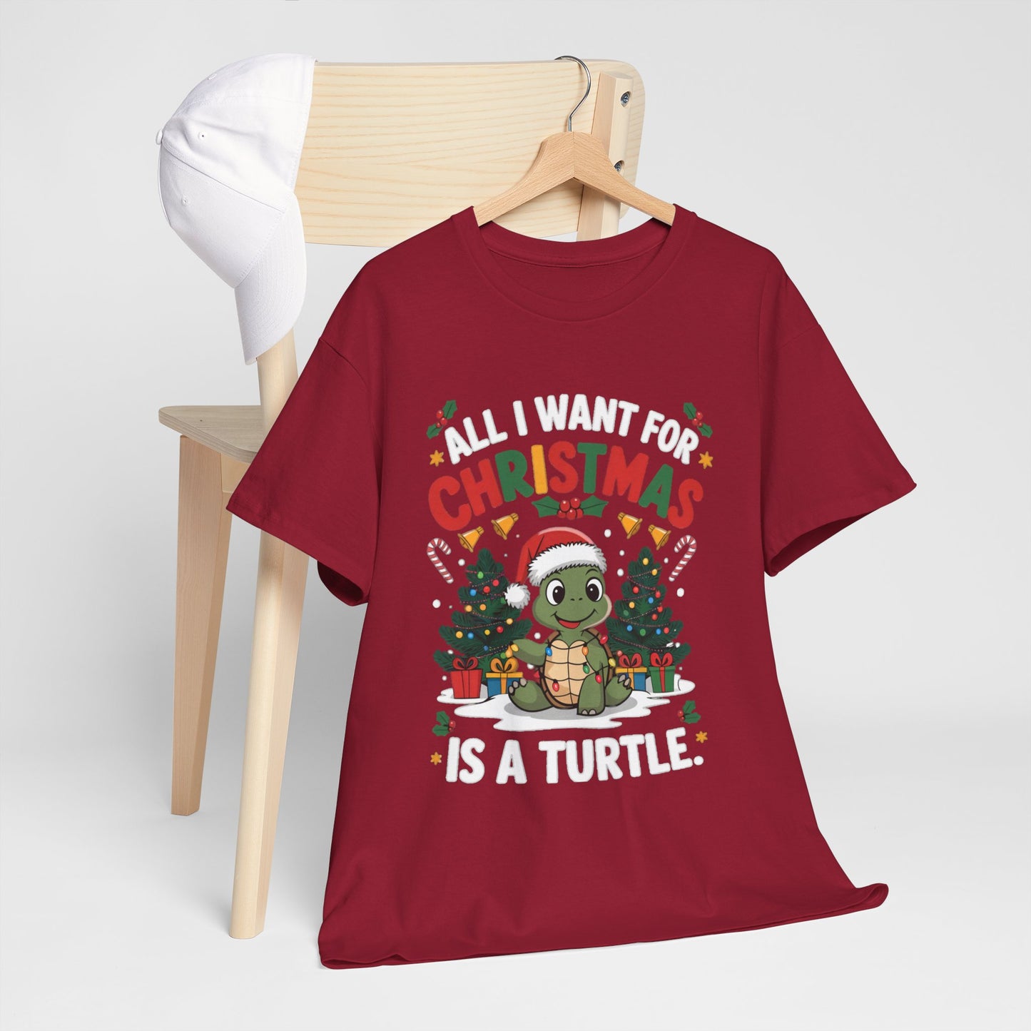 All I Want for Christmas Is a Turtle Unisex Heavy Cotton Tee 🎄🎅