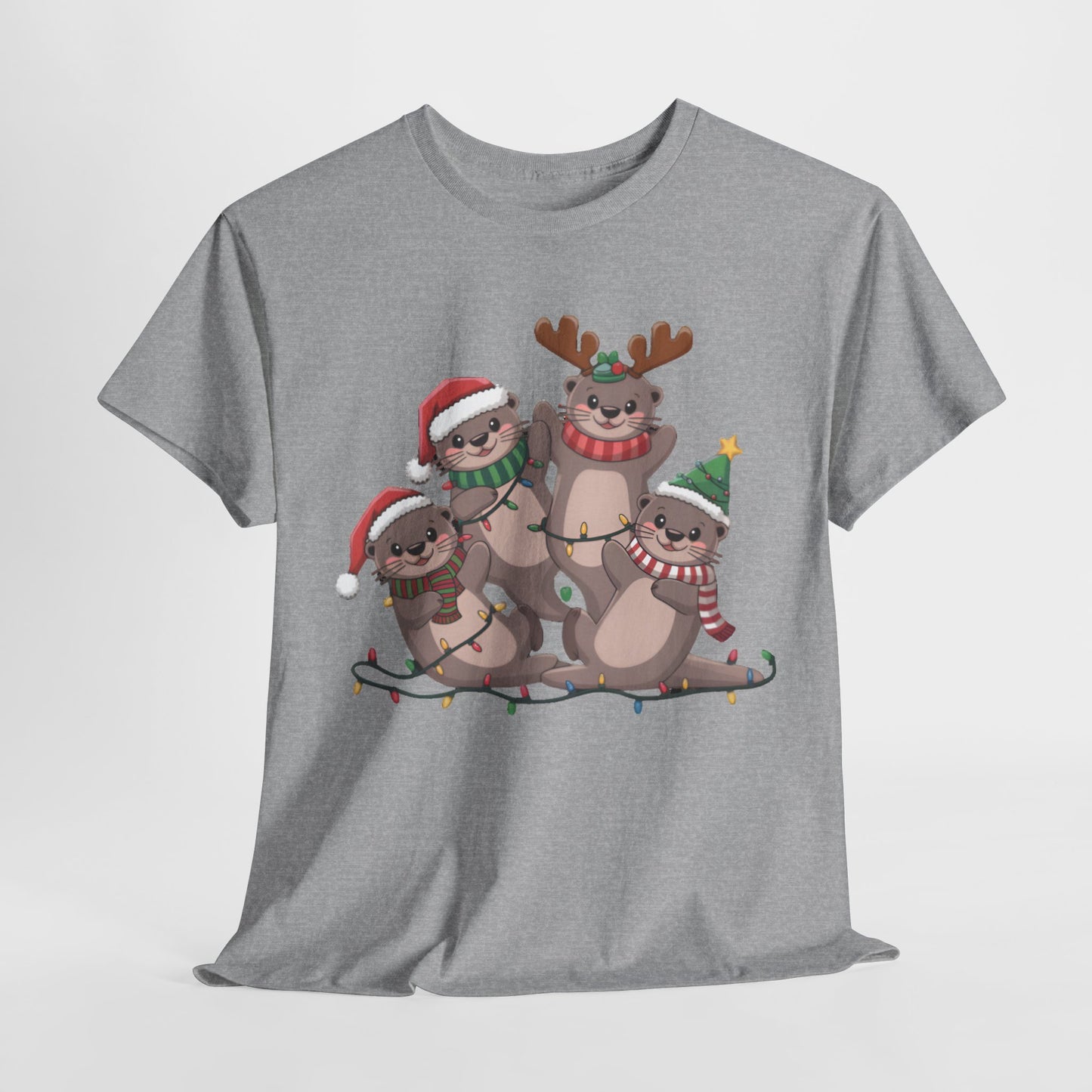 Festive Christmas Animal Friends Unisex Tee - Perfect Holiday Gift 🎅