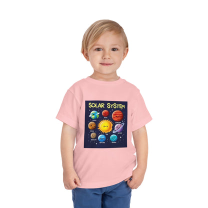 Solar System Toddler Tee - Cute Kids Space T-Shirt for Astronomy Lovers