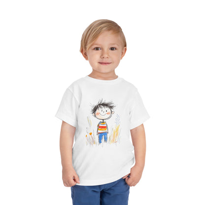 Whimsical Toddler Tee with Playful Illustration