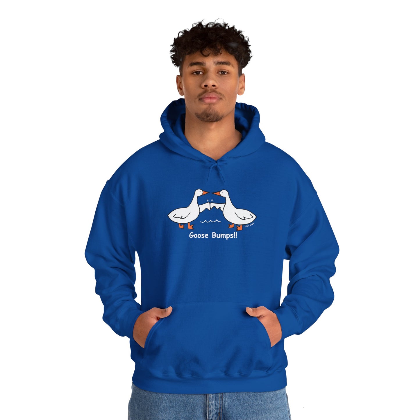 Goose Bumps Unisex Heavy Blend™ Hooded Sweatshirt - Dark Colours