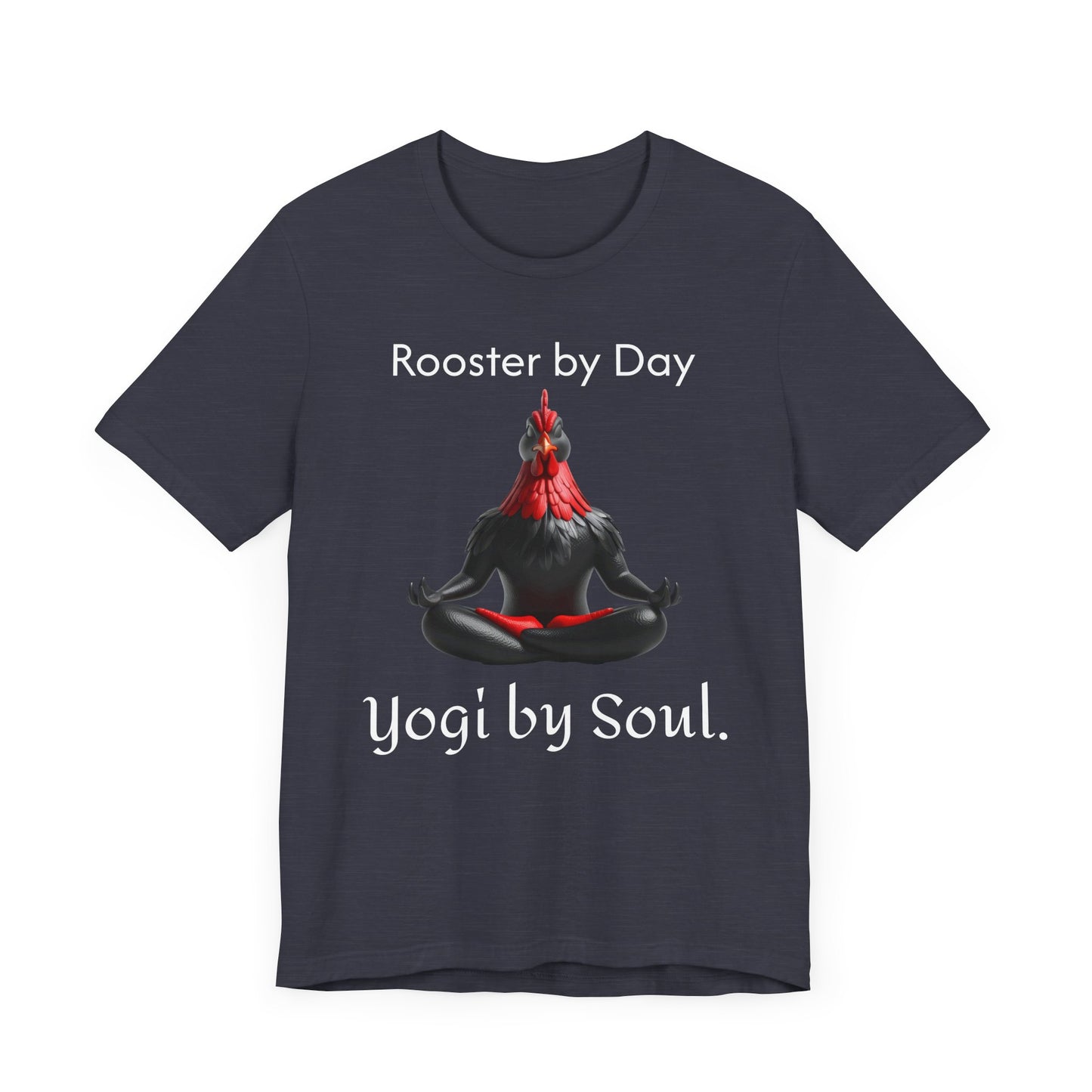 Yoga by Soul Unisex Jersey Short Sleeve Tee - Hen Meditation Design