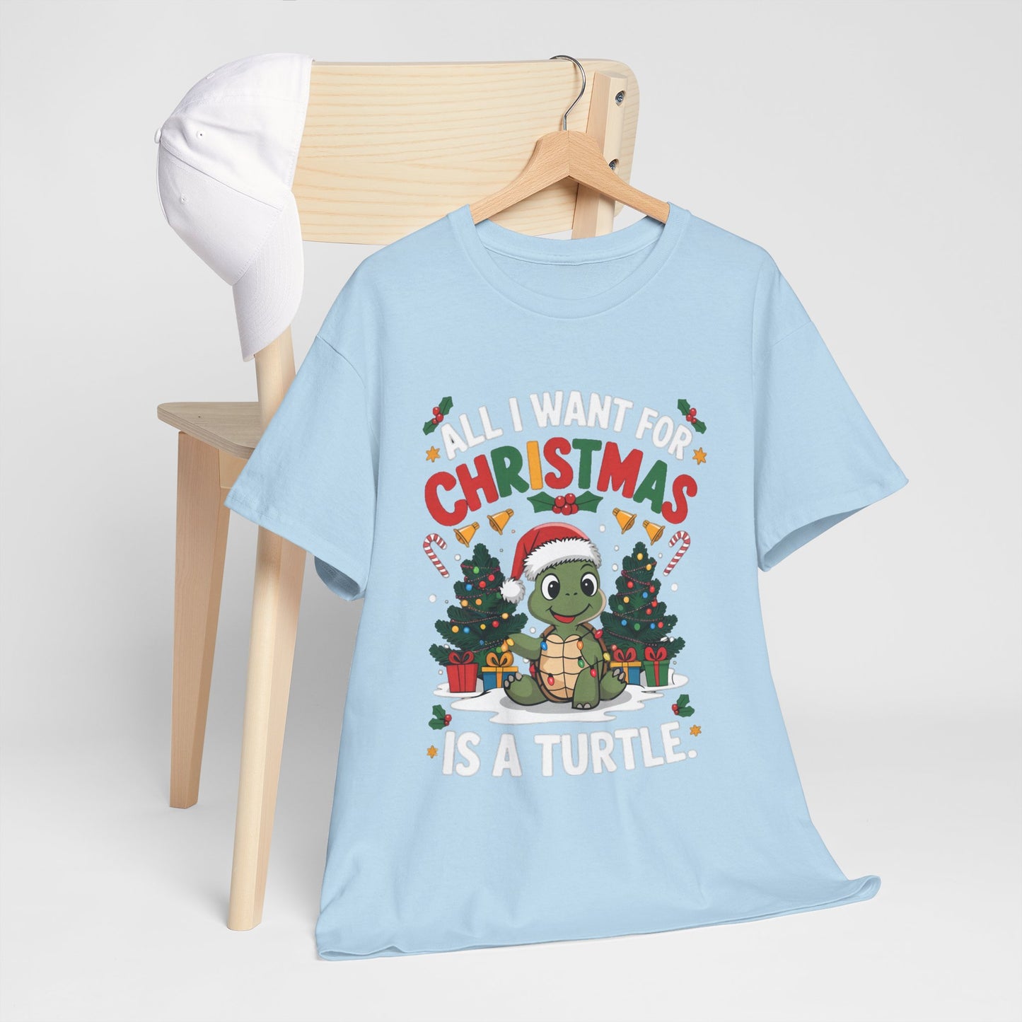 All I Want for Christmas Is a Turtle Unisex Heavy Cotton Tee 🎄🎅