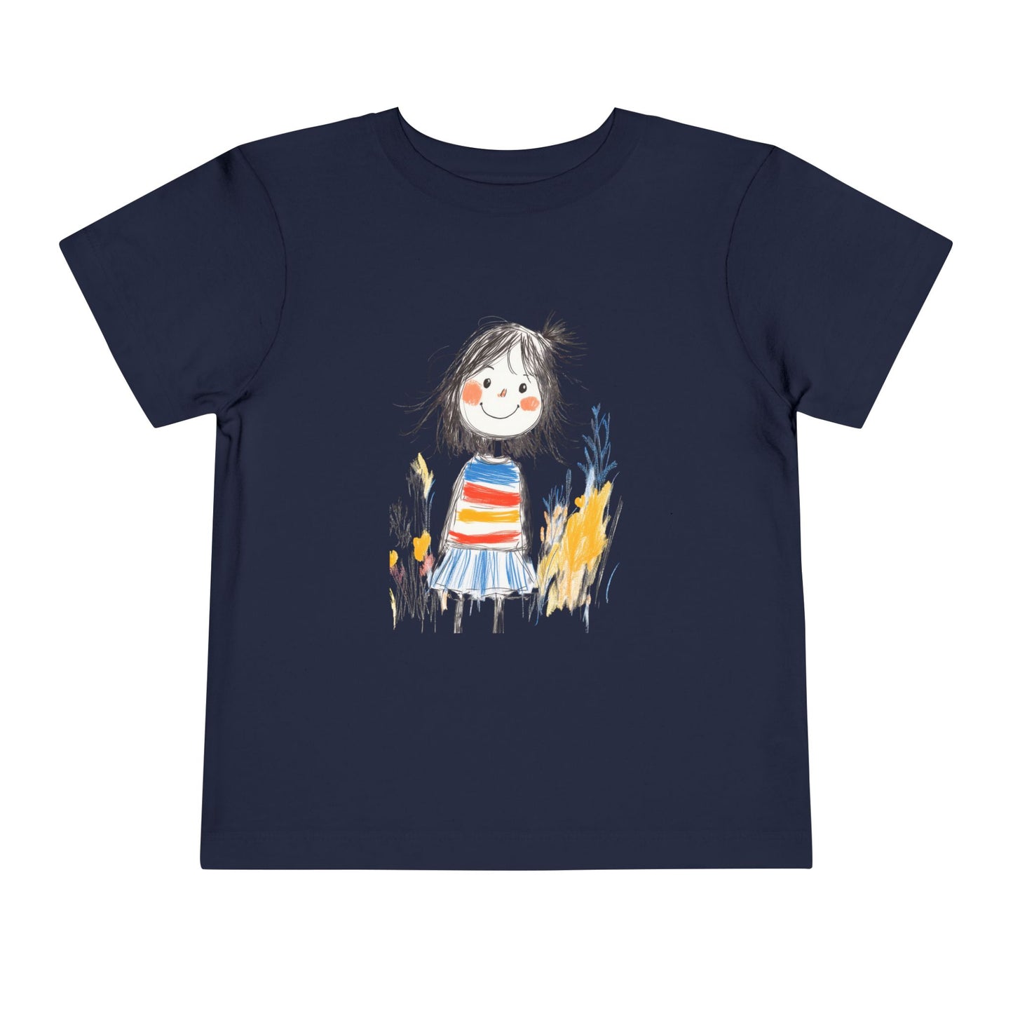 Whimsical Toddler Tee with Colorful Character Design