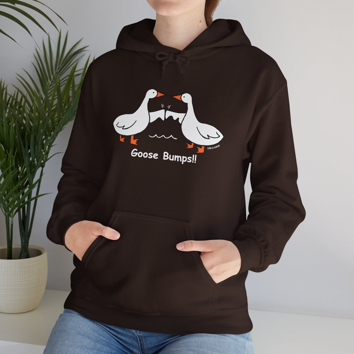 Goose Bumps Unisex Heavy Blend™ Hooded Sweatshirt - Dark Colours