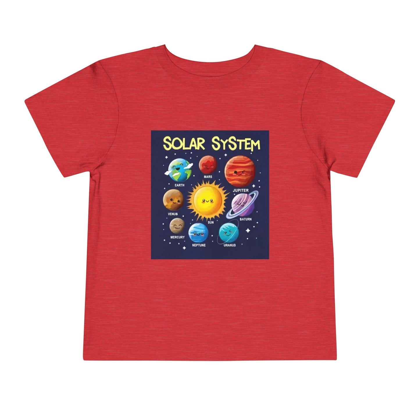 Solar System Toddler Tee - Cute Kids Space T-Shirt for Astronomy Lovers