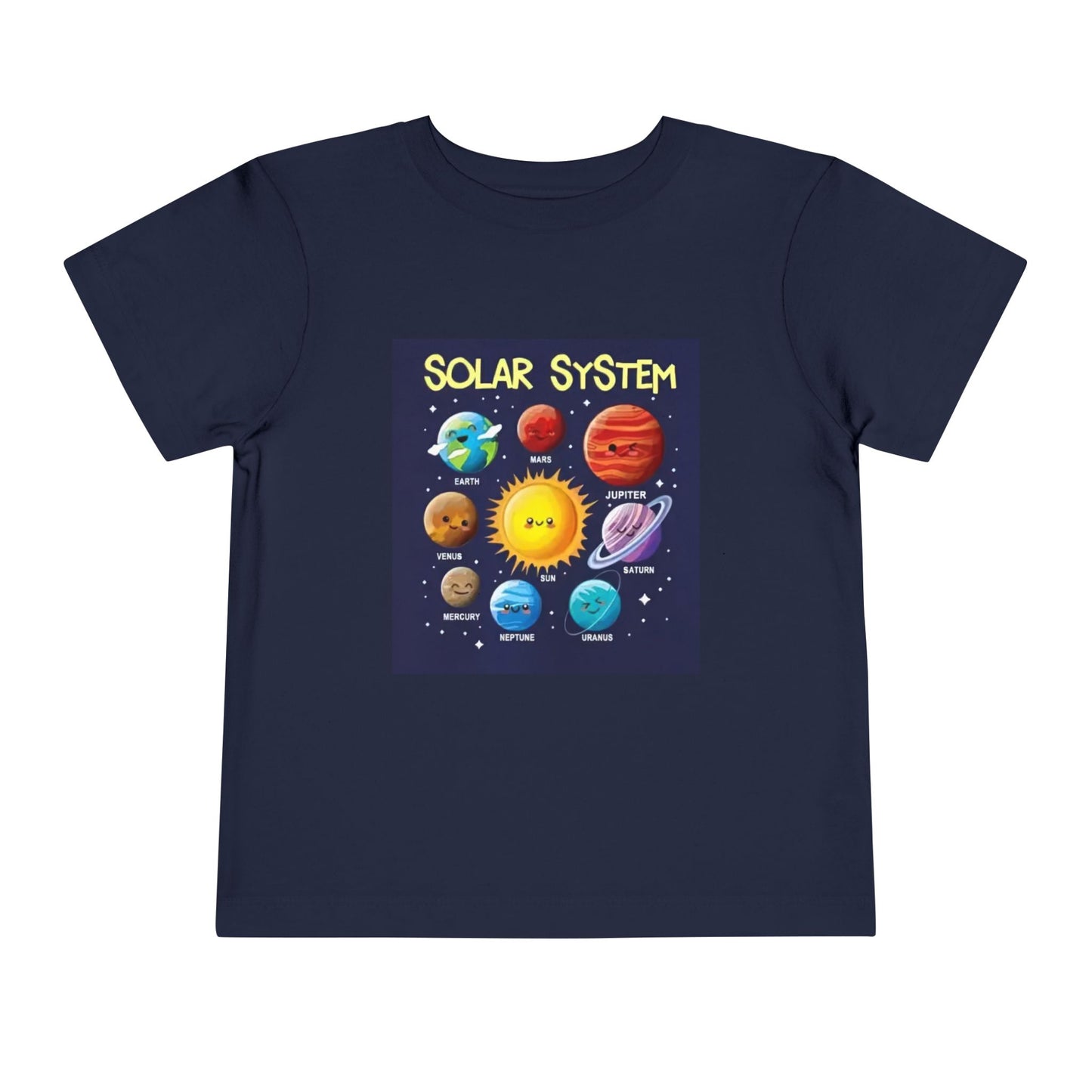 Solar System Toddler Tee - Cute Kids Space T-Shirt for Astronomy Lovers