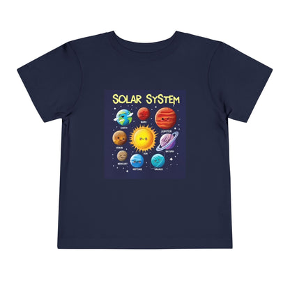 Solar System Toddler Tee - Cute Kids Space T-Shirt for Astronomy Lovers