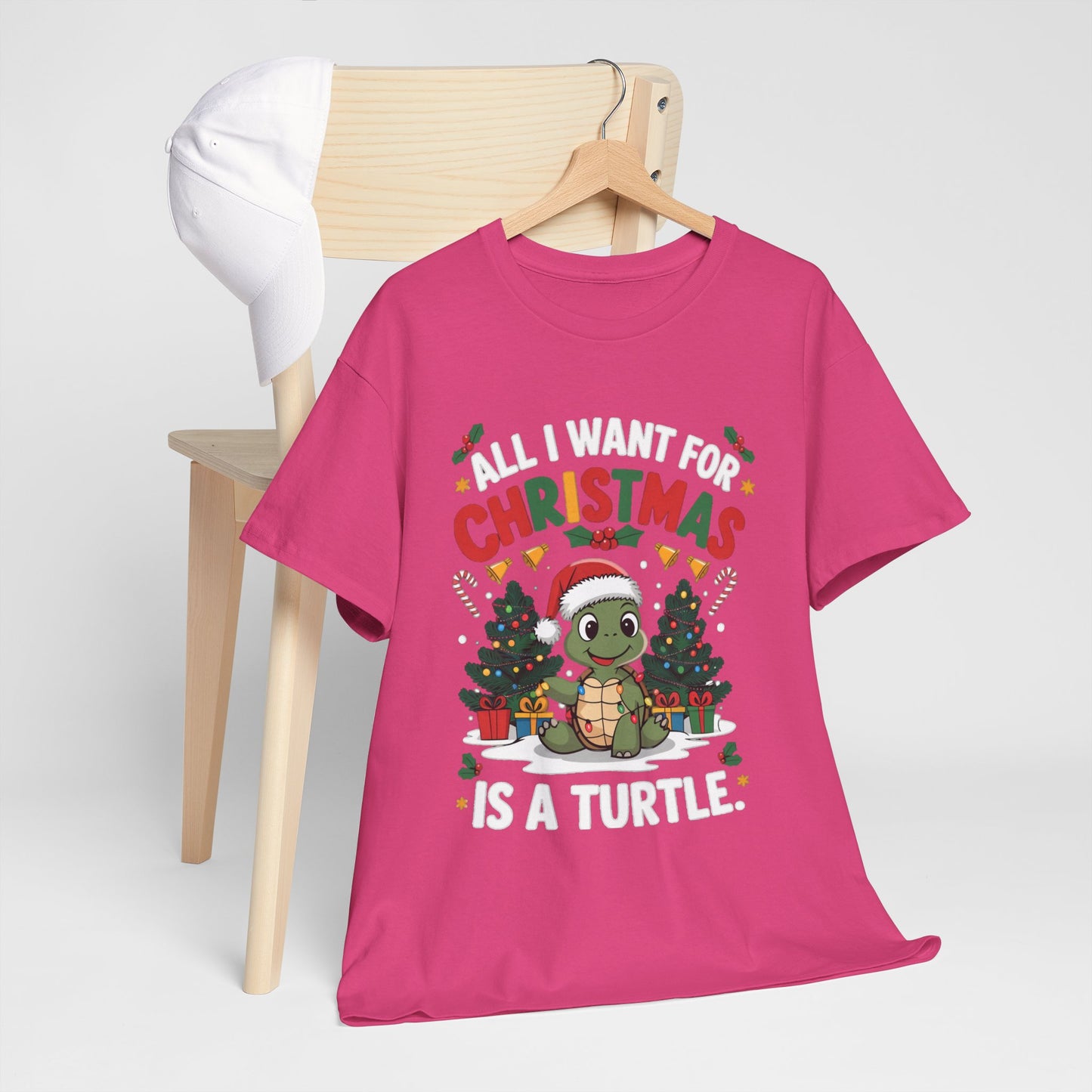 All I Want for Christmas Is a Turtle Unisex Heavy Cotton Tee 🎄🎅