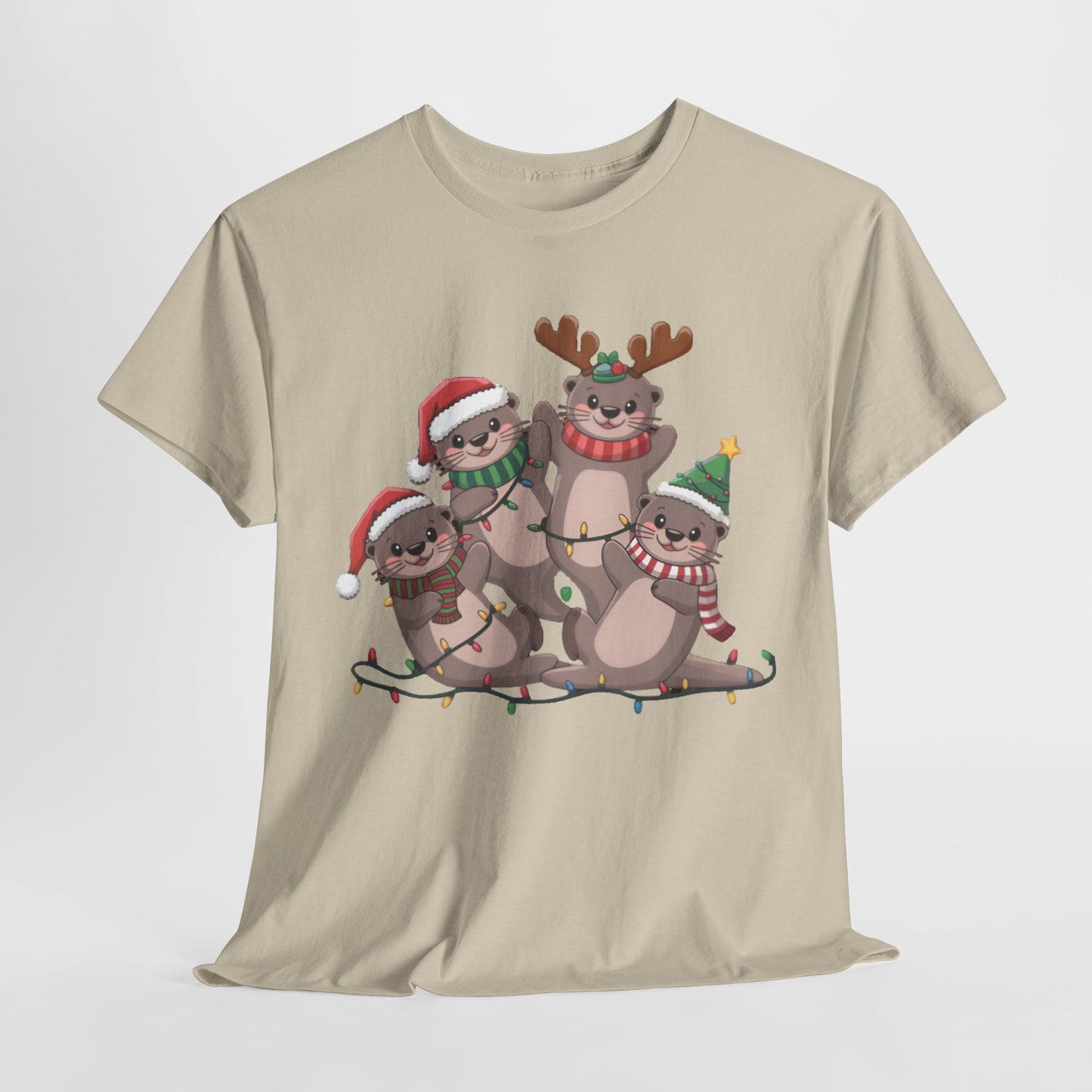 Festive Christmas Animal Friends Unisex Tee - Perfect Holiday Gift 🎅