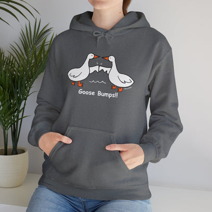 Goose Bumps Unisex Heavy Blend™ Hooded Sweatshirt - Dark Colours